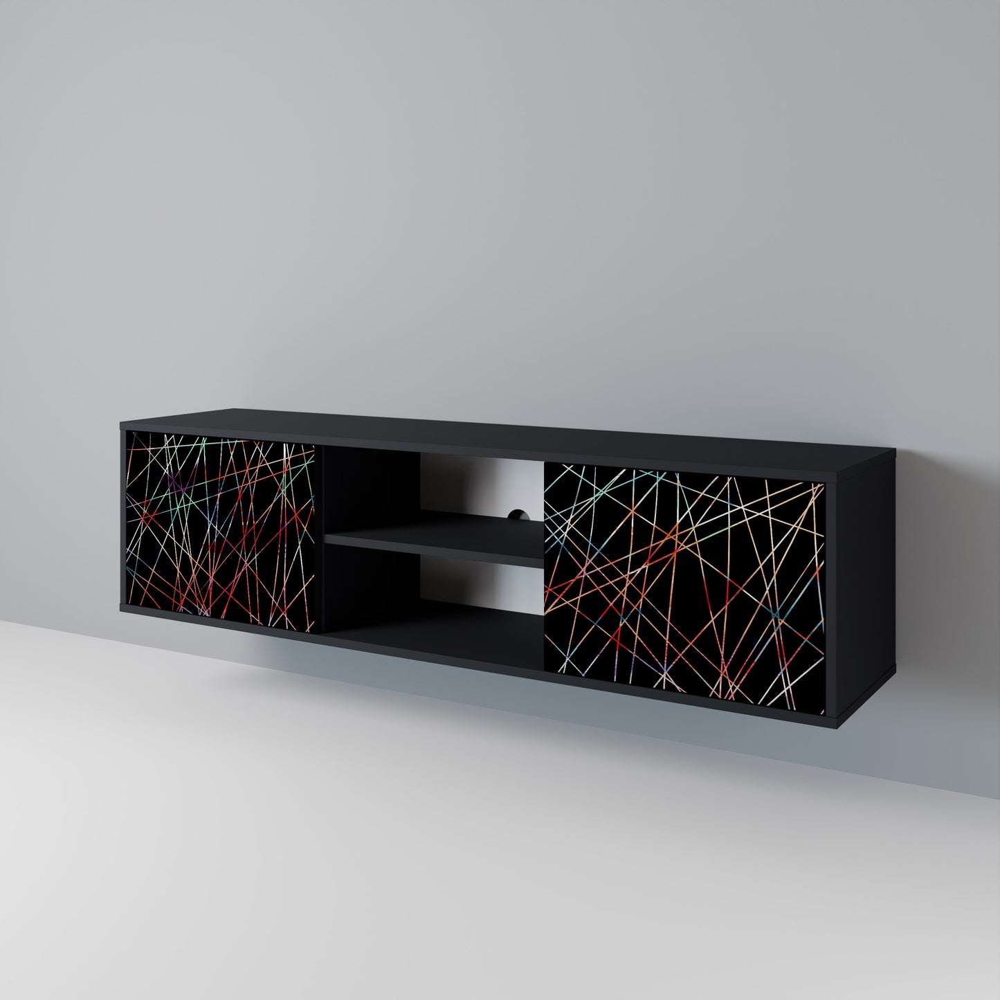LUMINOUS SNARE 2-Door TV Cabinet