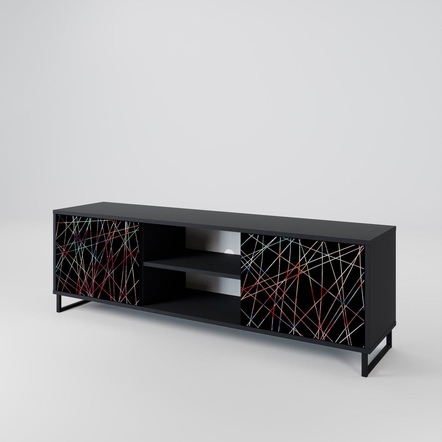 LUMINOUS SNARE 2-Door TV Cabinet