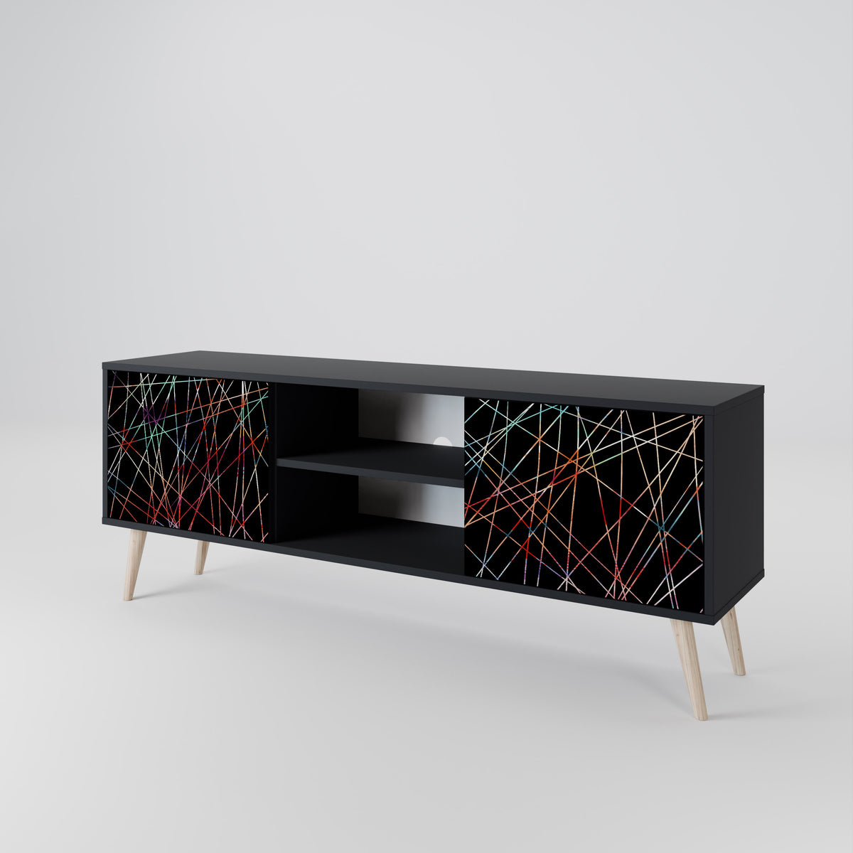 LUMINOUS SNARE 2-Door TV Cabinet