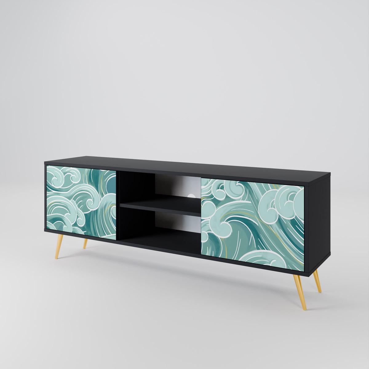 ASIAN SWAY 2-Door TV Cabinet