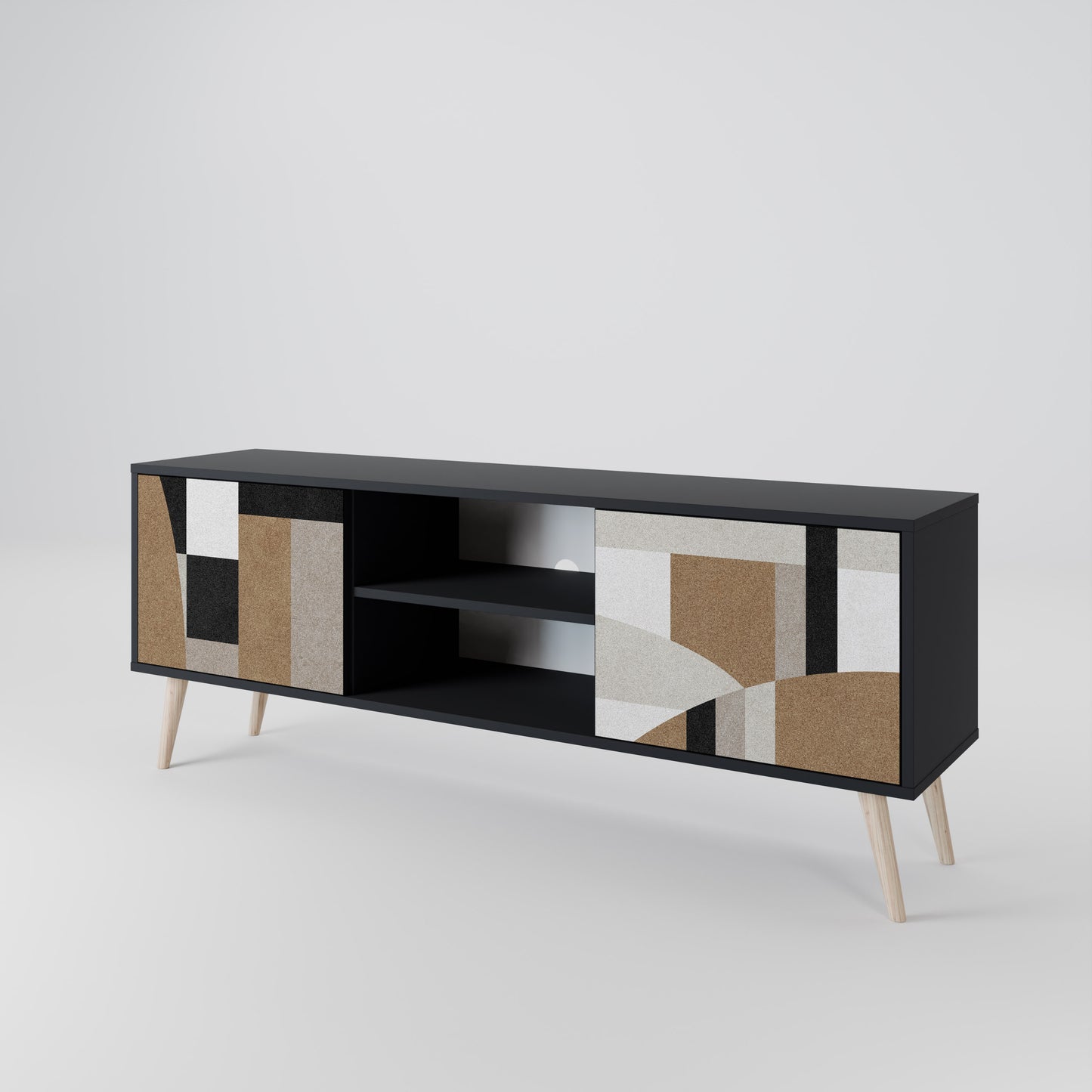 DELICATE MEMENTO 2-Door TV Cabinet