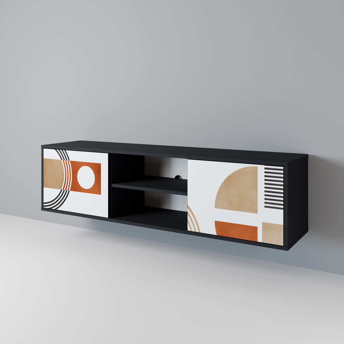 CIRCLE RHYTM 2-Door TV Cabinet
