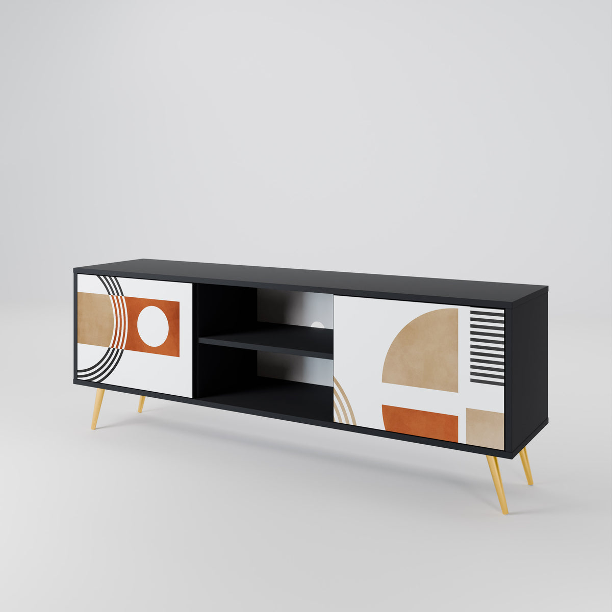 CIRCLE RHYTM 2-Door TV Cabinet