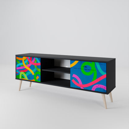 STREAMER TANGLE 2-Door TV Cabinet