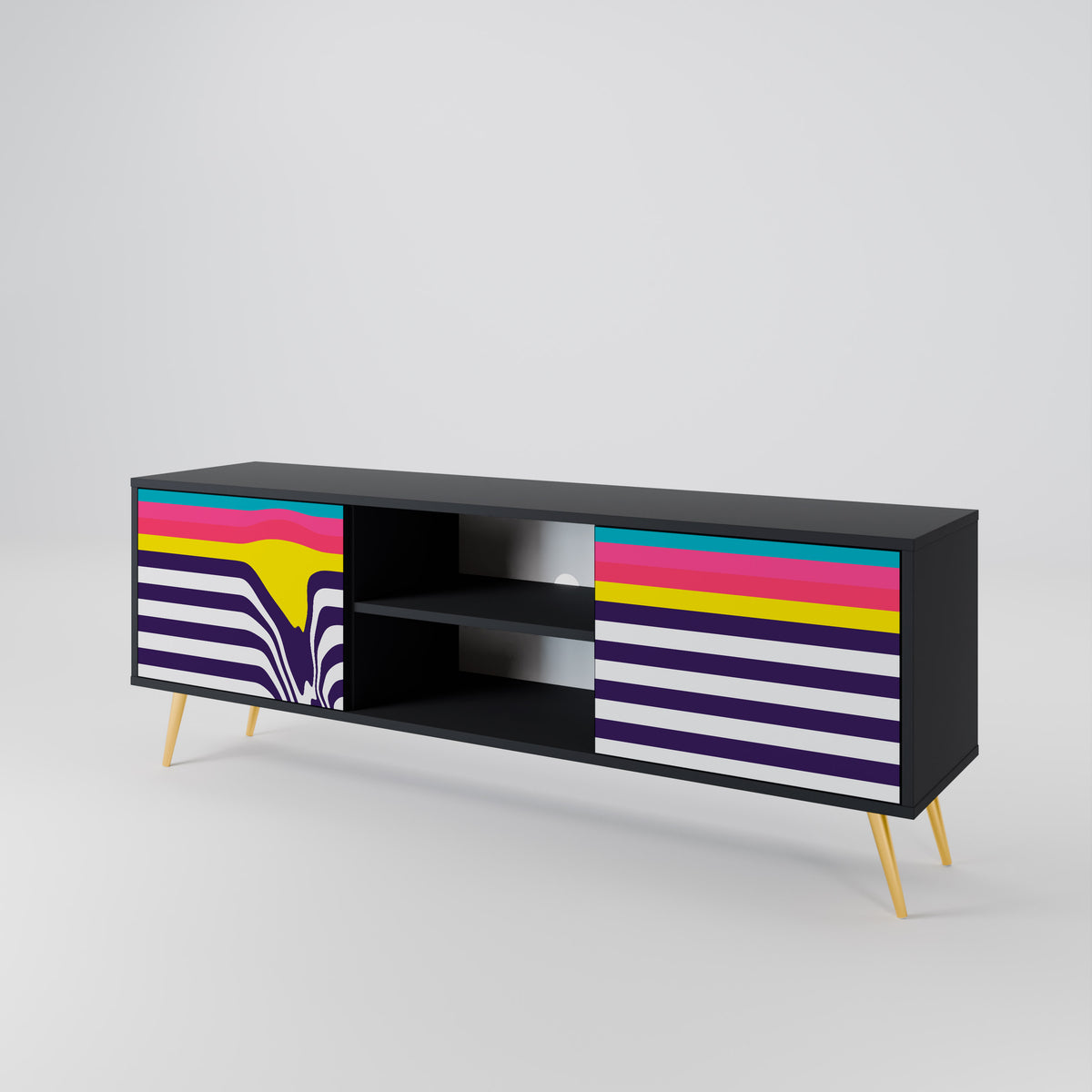 TONE COLLAPSE 2-Door TV Cabinet