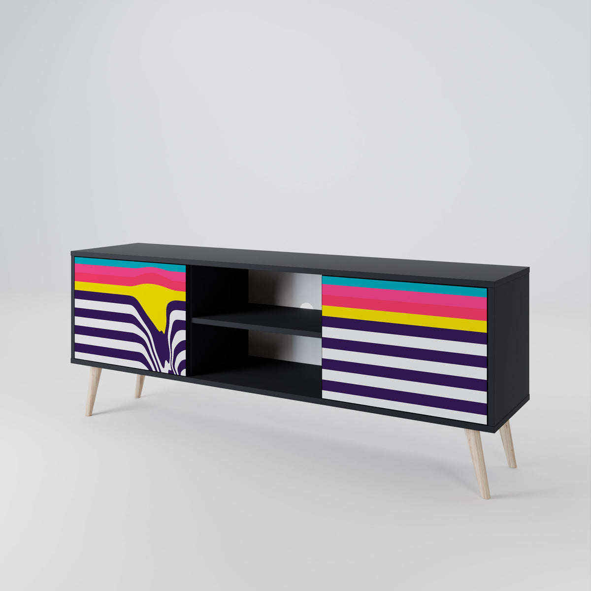 TONE COLLAPSE 2-Door TV Cabinet