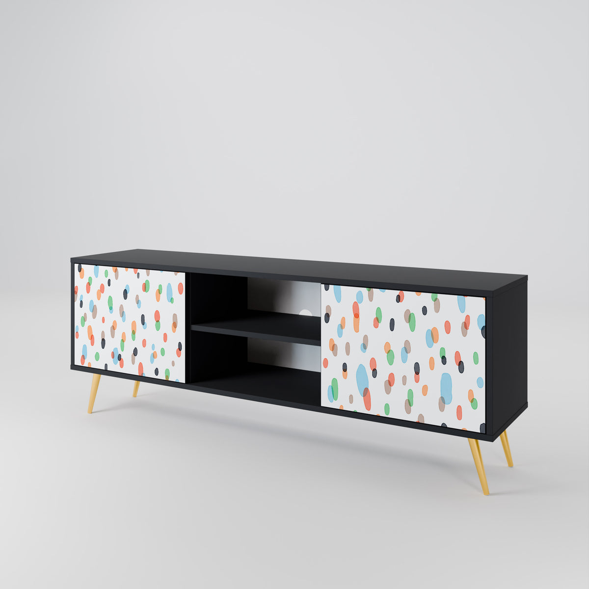 ENERGETIC SPOTS 2-Door TV Cabinet
