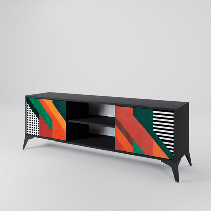 MAKESHIFT ARTISTRY 2-Door TV Cabinet