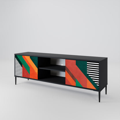 MAKESHIFT ARTISTRY 2-Door TV Cabinet