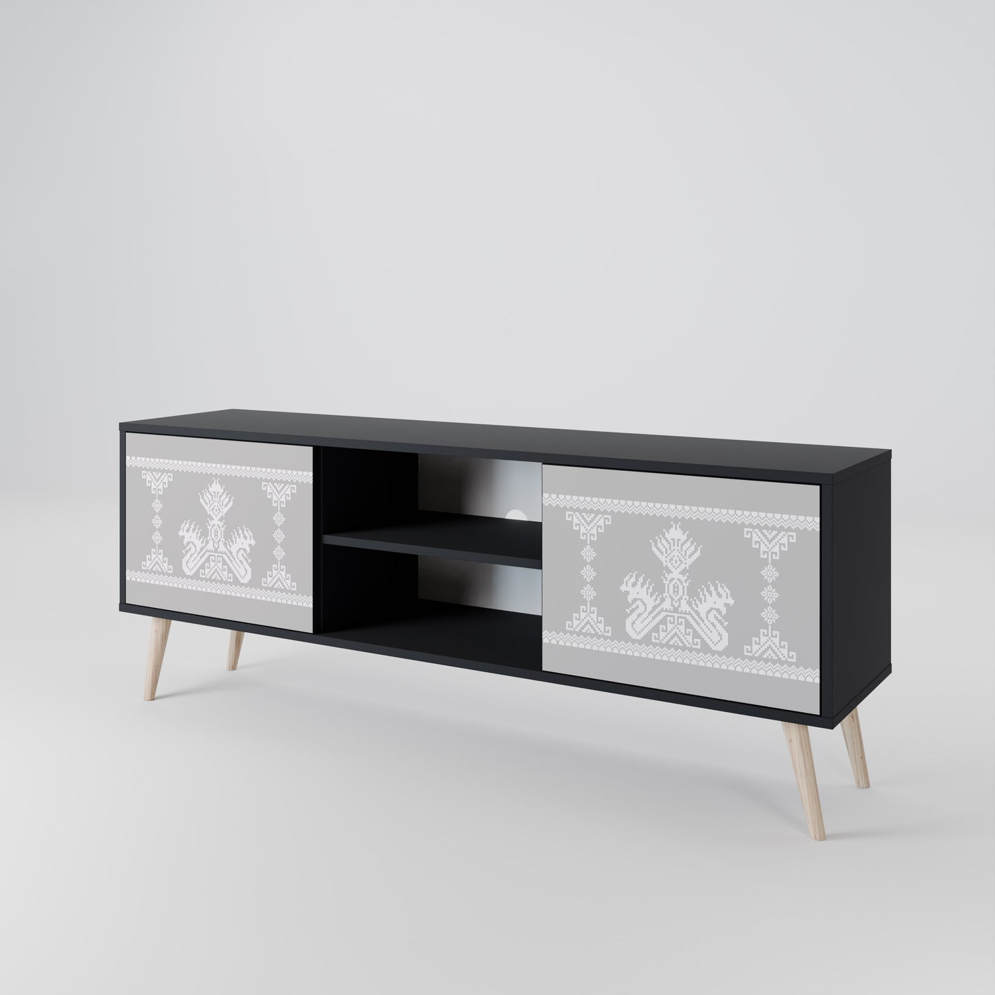 THAI GRAY 2-Door TV Cabinet
