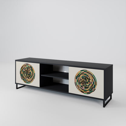 GREEN CIRCLES 2-Door TV Cabinet