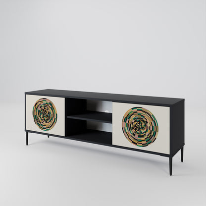 GREEN CIRCLES 2-Door TV Cabinet