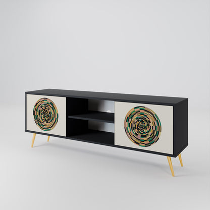 GREEN CIRCLES 2-Door TV Cabinet