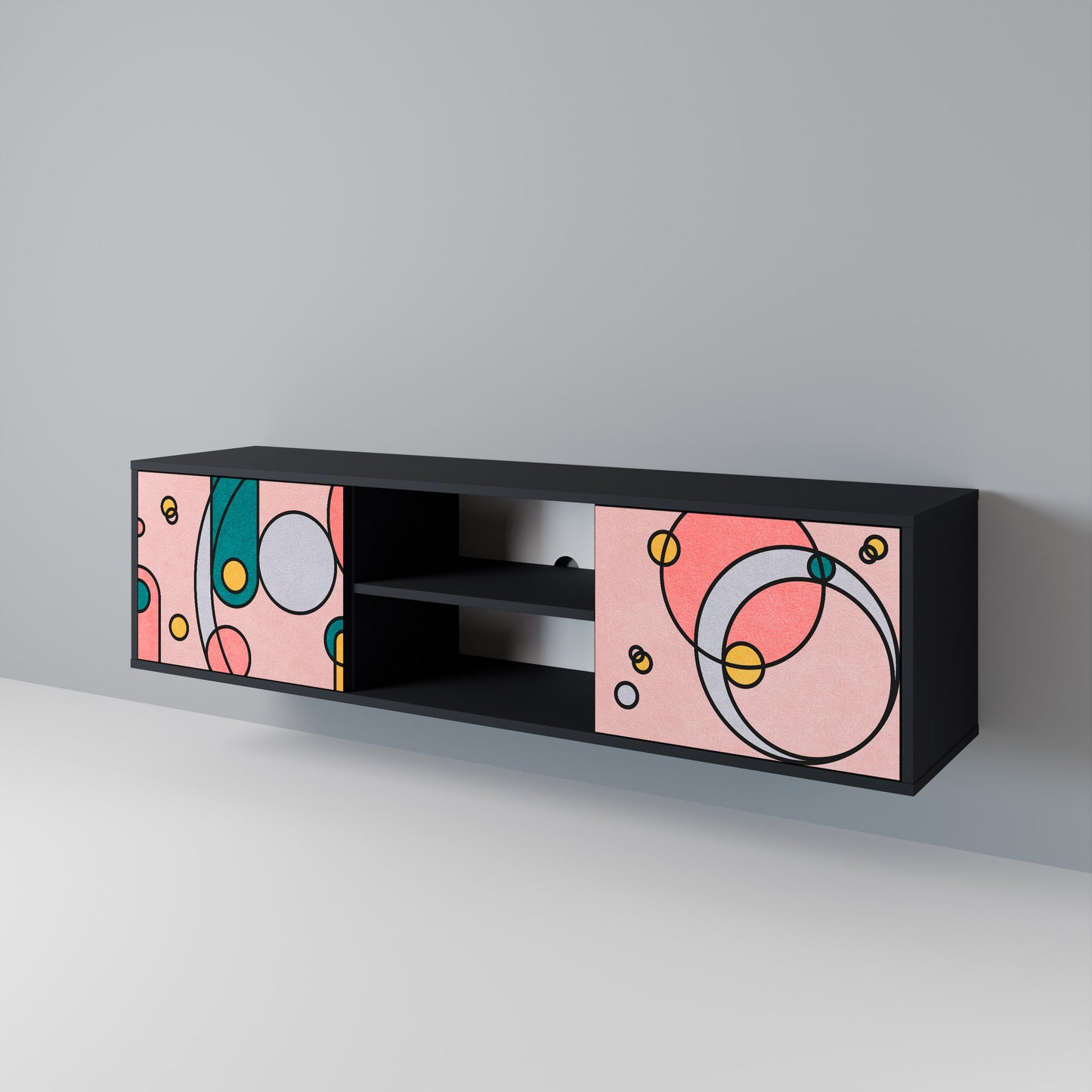 GOSSAMER ECHOES 2-Door TV Cabinet