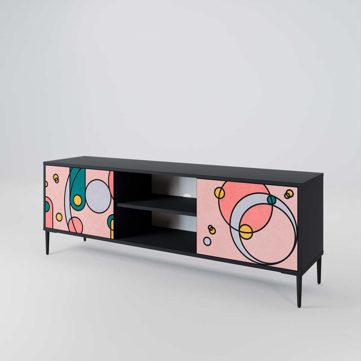 GOSSAMER ECHOES 2-Door TV Cabinet
