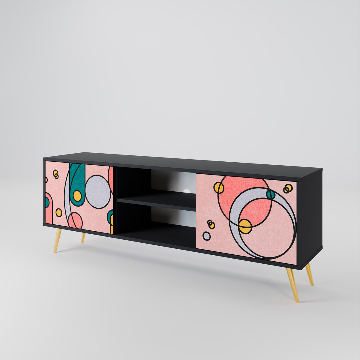 GOSSAMER ECHOES 2-Door TV Cabinet