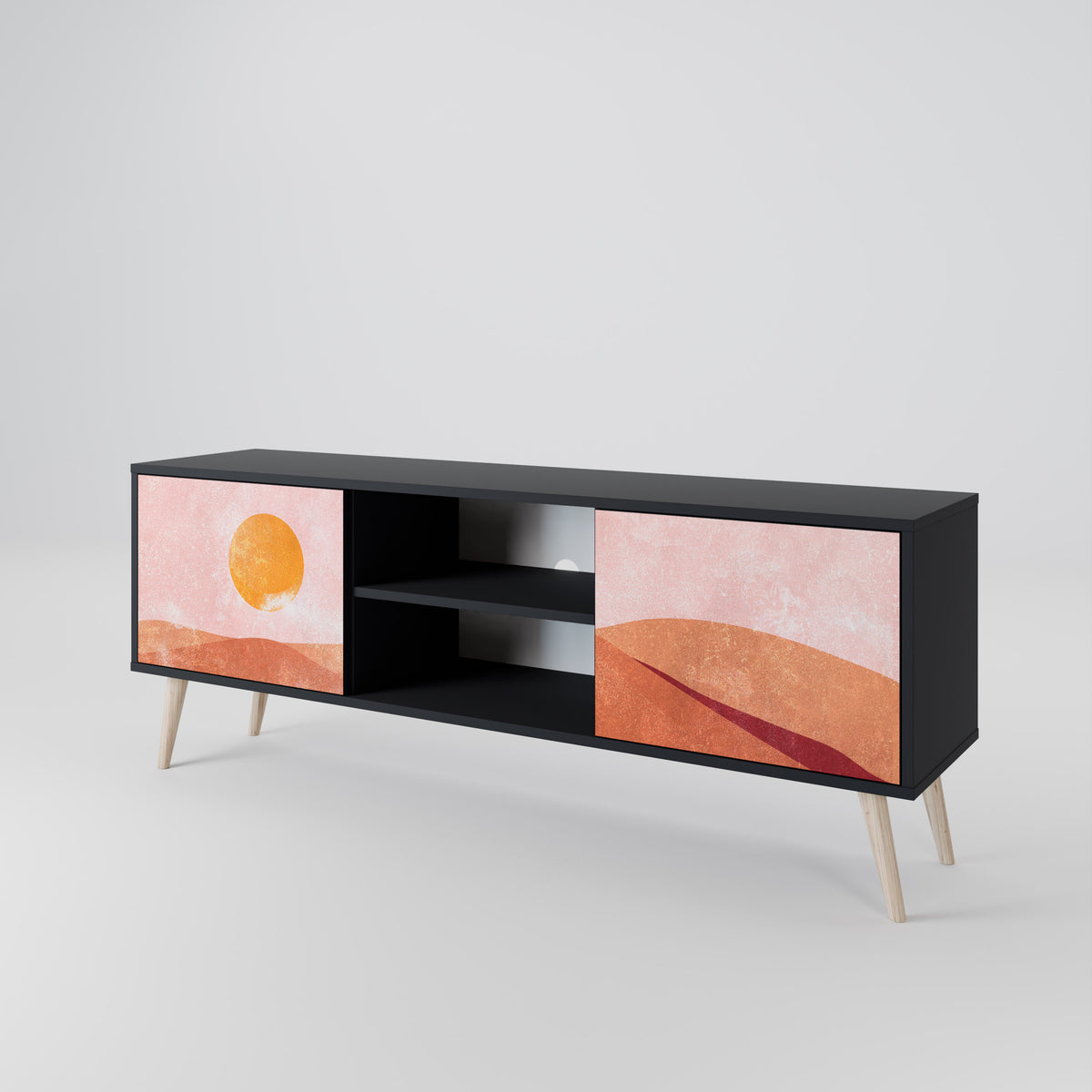 LUMINOUS SUNLIGHT 2-Door TV Cabinet