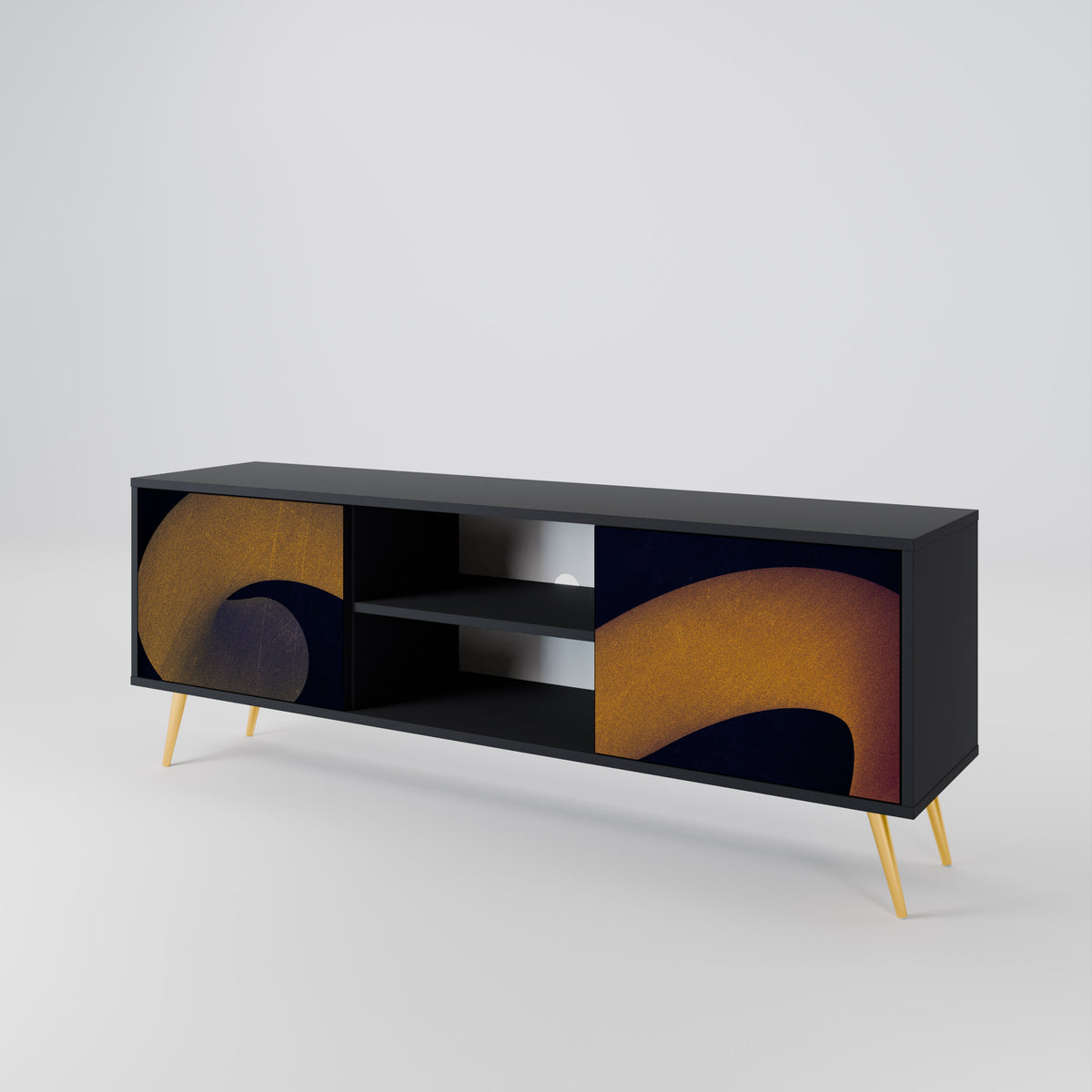HOLLOW TIME 2-Door TV Cabinet