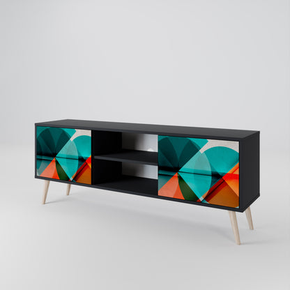 CIRCULAR RHAPSODY 2-Door TV Cabinet