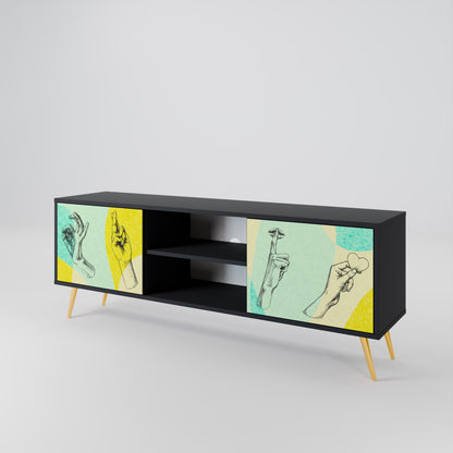 BODY LANGUAGE 2-Door TV Cabinet