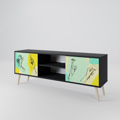 BODY LANGUAGE 2-Door TV Cabinet
