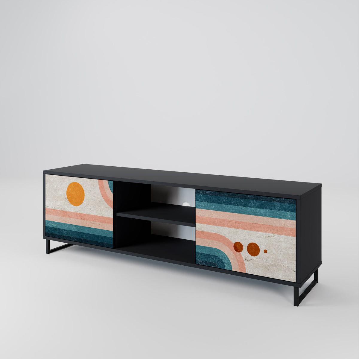 TWO HALVES 2-Door TV Cabinet