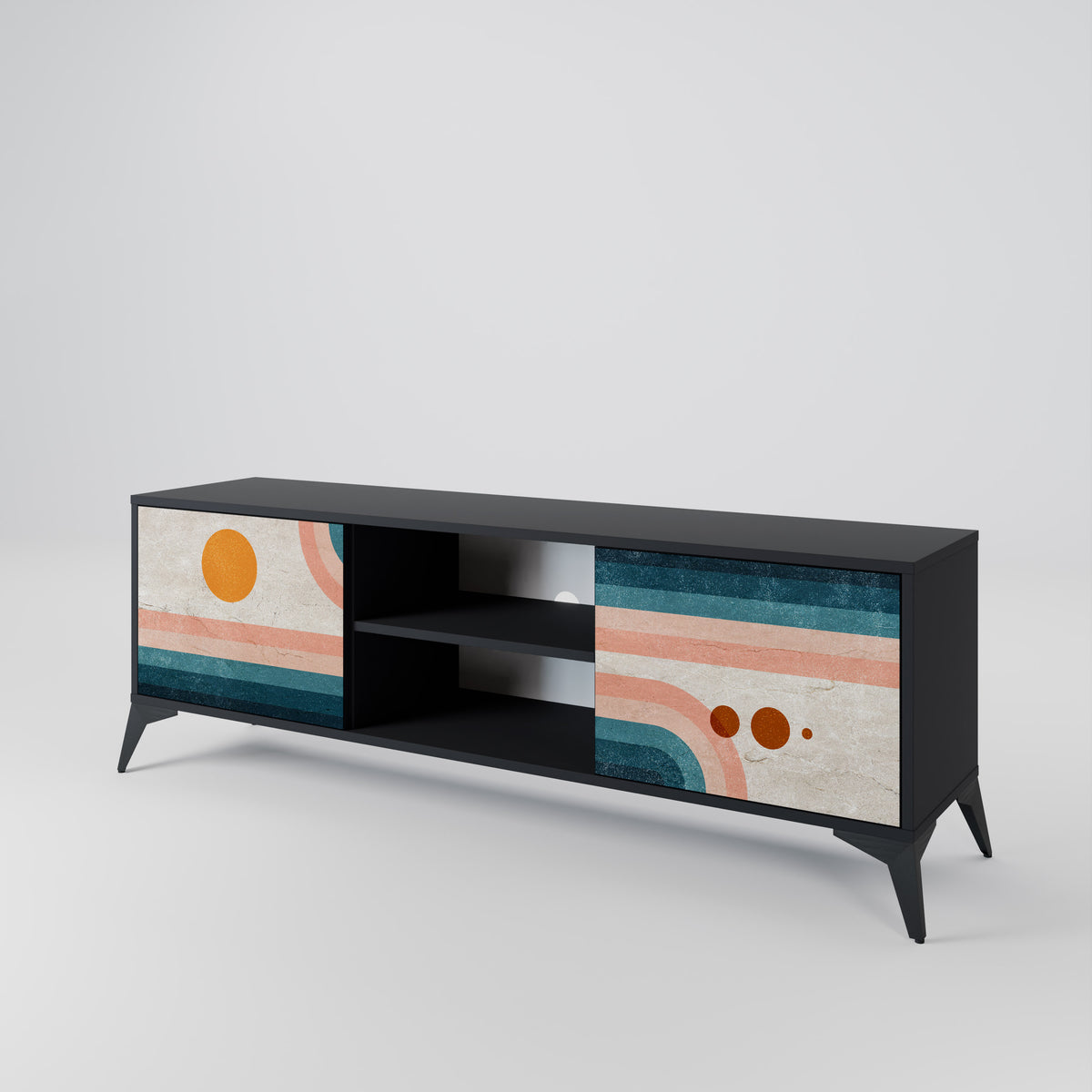 TWO HALVES 2-Door TV Cabinet