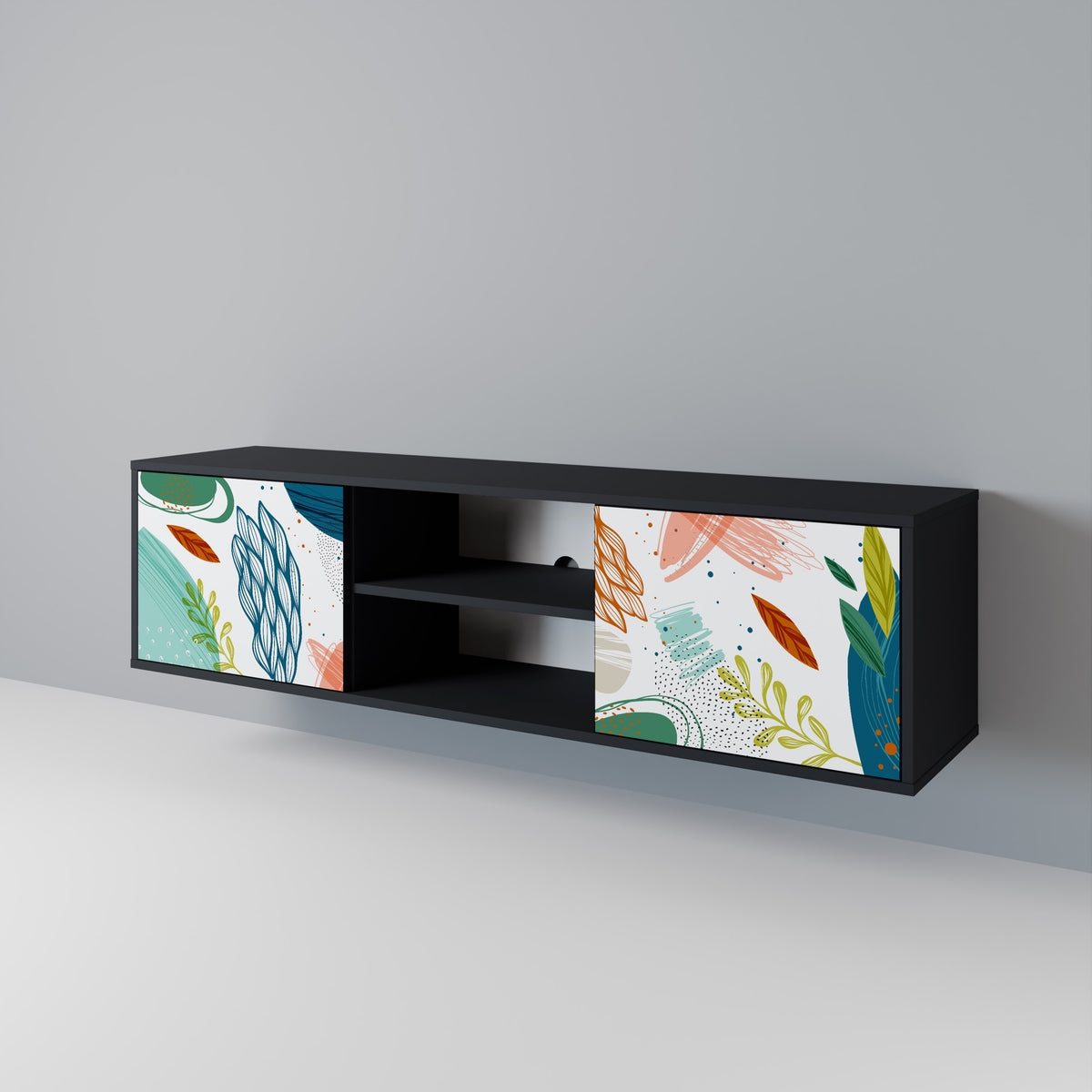 BOTANICAL HURRICANE 2-Door TV Cabinet