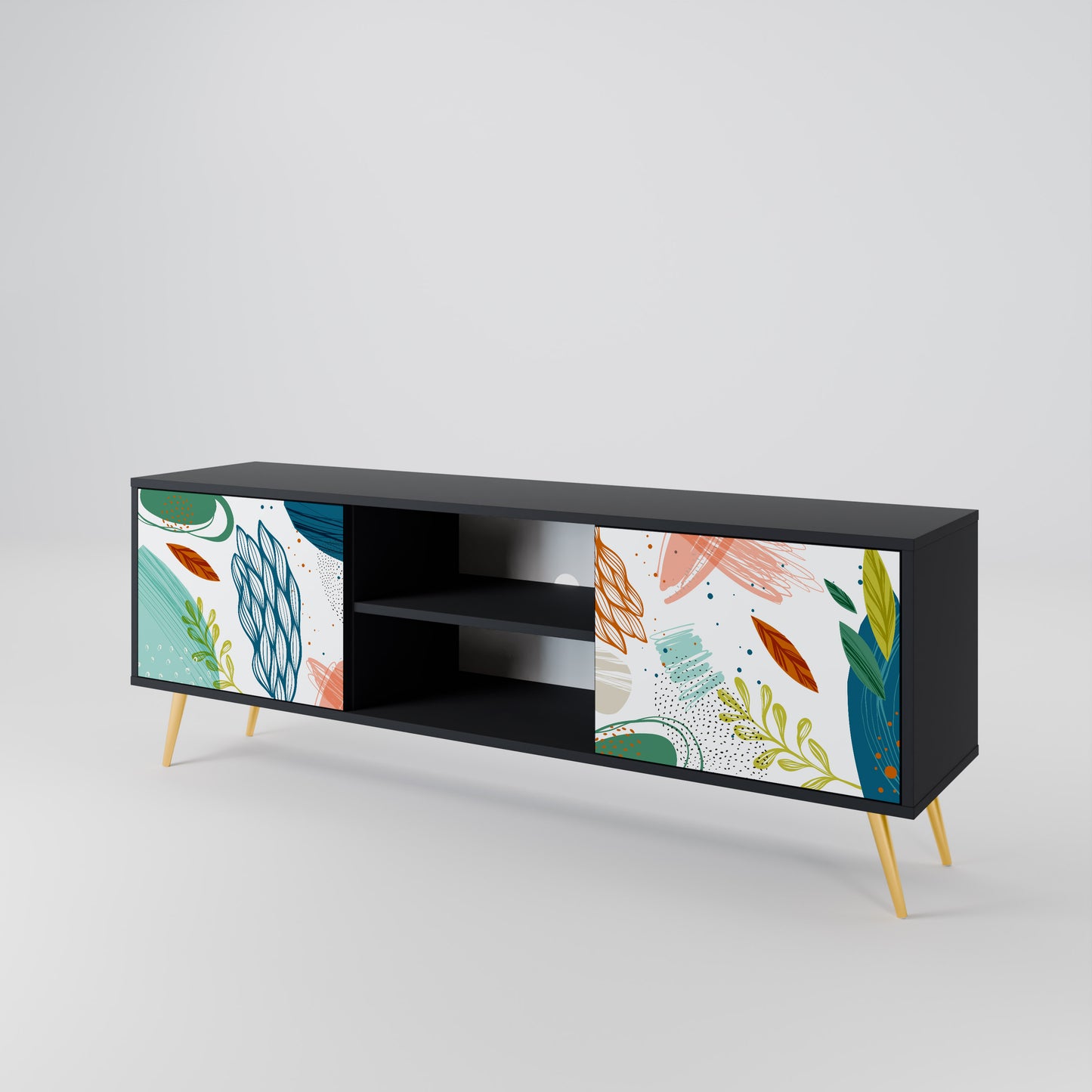 BOTANICAL HURRICANE 2-Door TV Cabinet