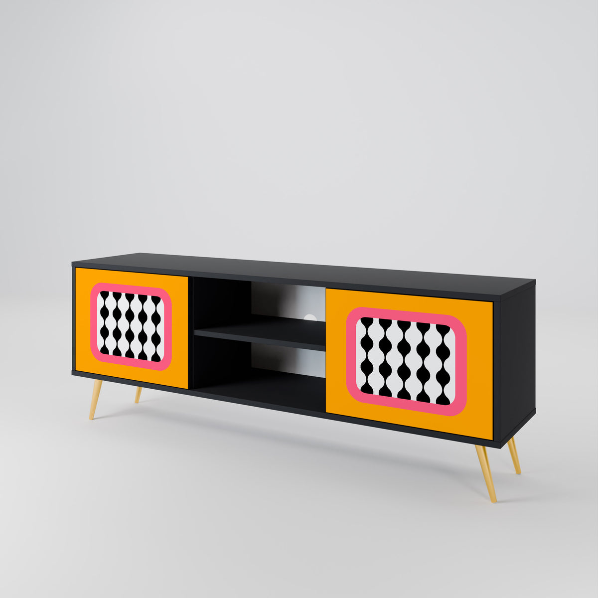 TEARS IN HEAVEN 2-Door TV Cabinet