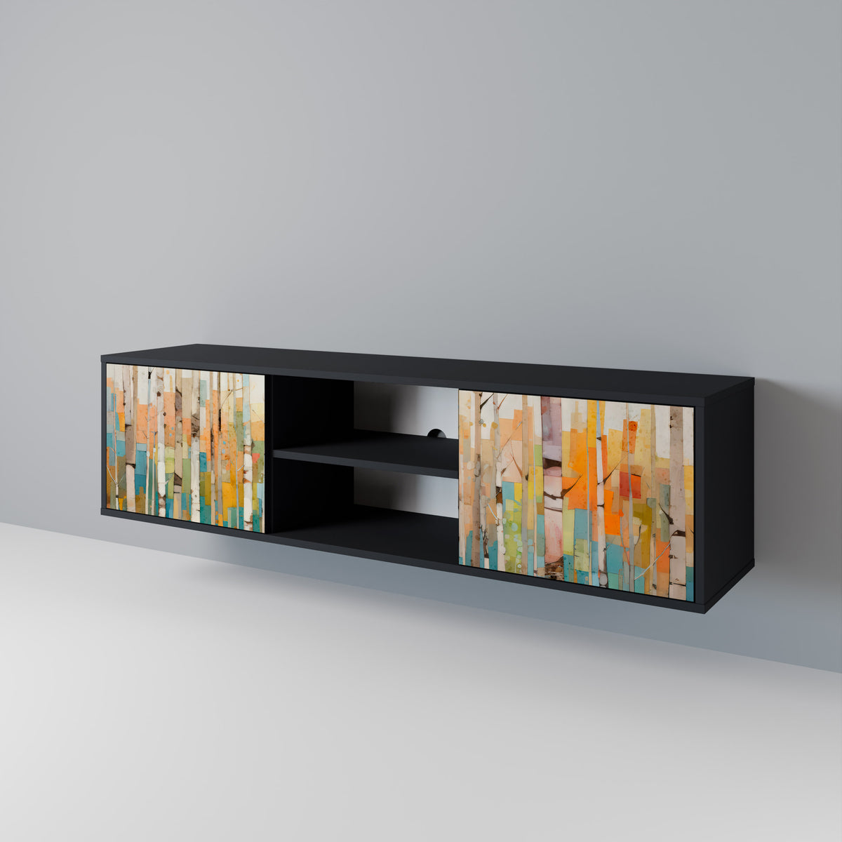 BIRCH KALEIDOSCOPE 2-Door TV Cabinet