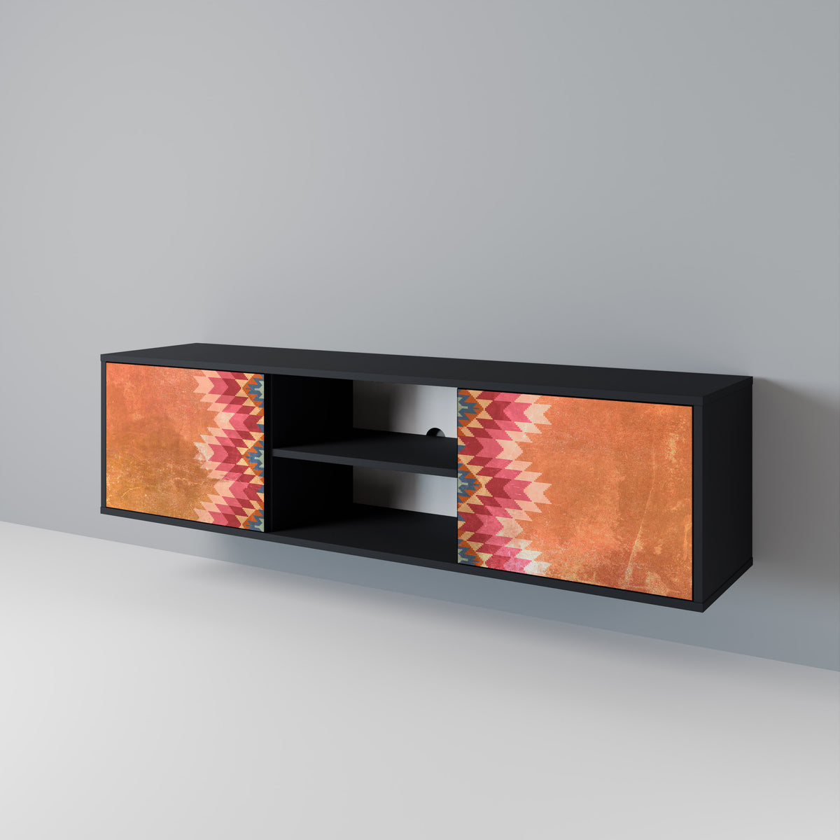INDIAN FOLK 2-Door TV Cabinet