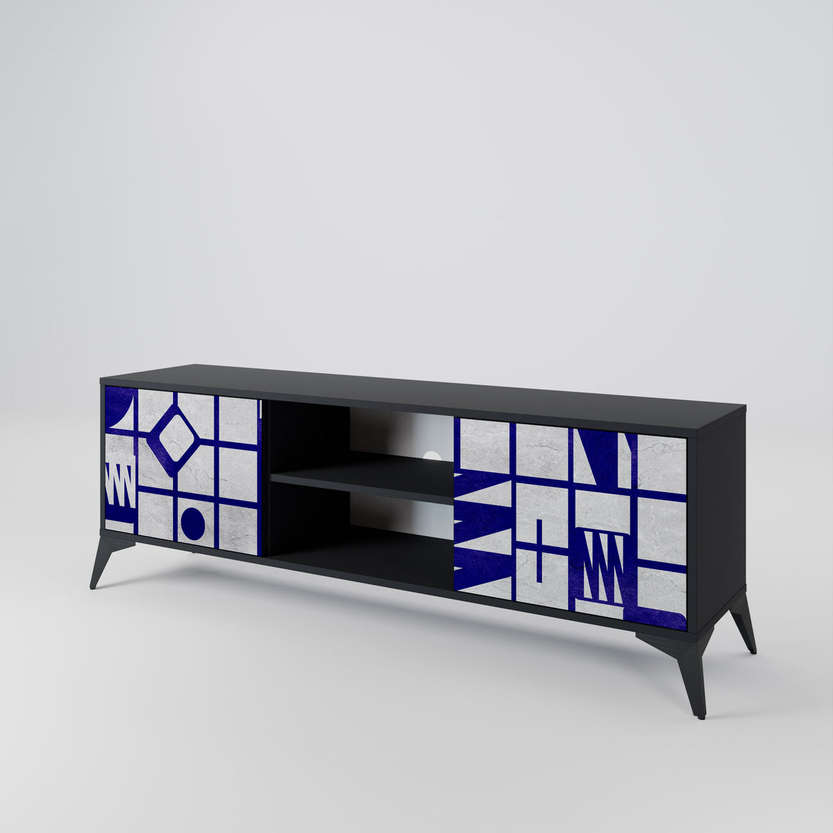 THE RIGHT PLACES 2-Door TV Cabinet