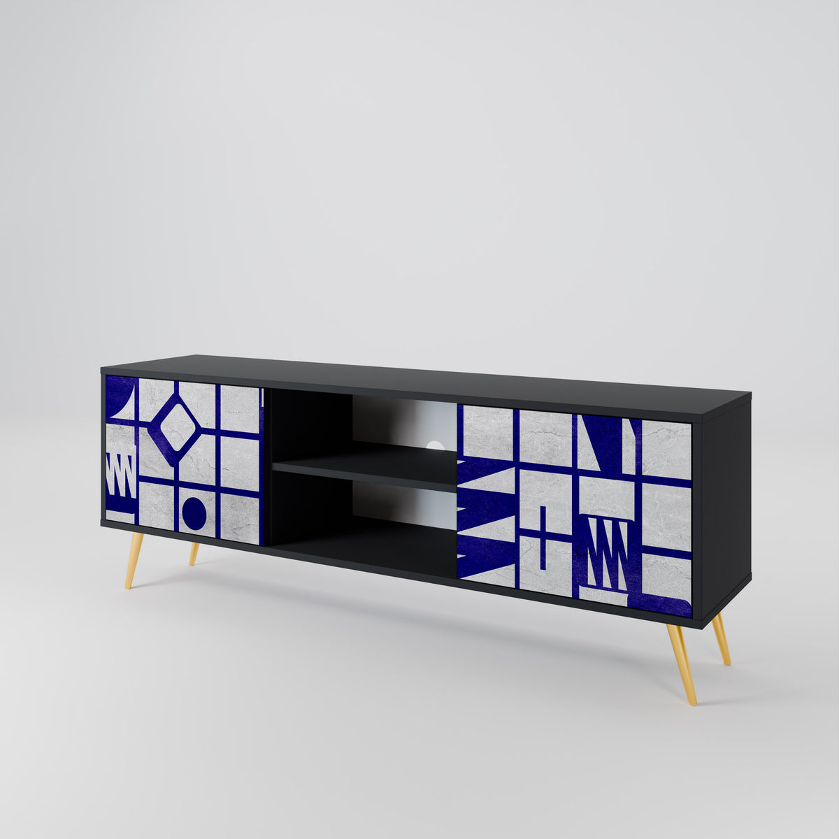 THE RIGHT PLACES 2-Door TV Cabinet