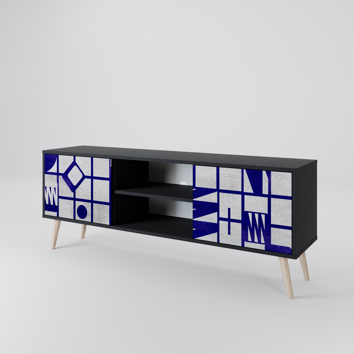 THE RIGHT PLACES 2-Door TV Cabinet