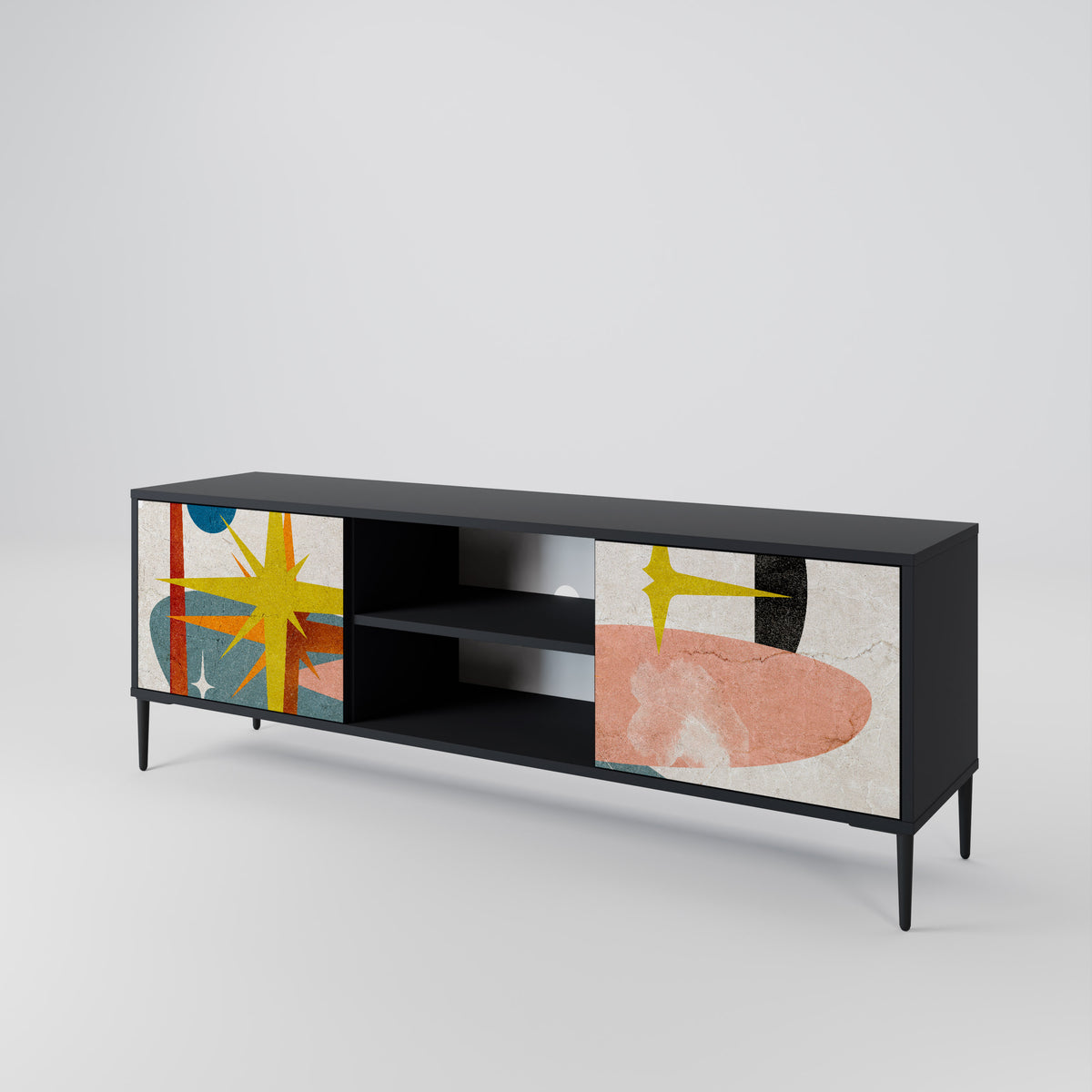 INTERSTELLAR VIBES 2-Door TV Cabinet