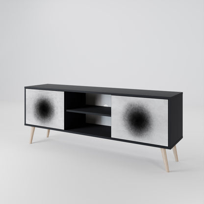 BLACK HOLE 2-Door TV Cabinet