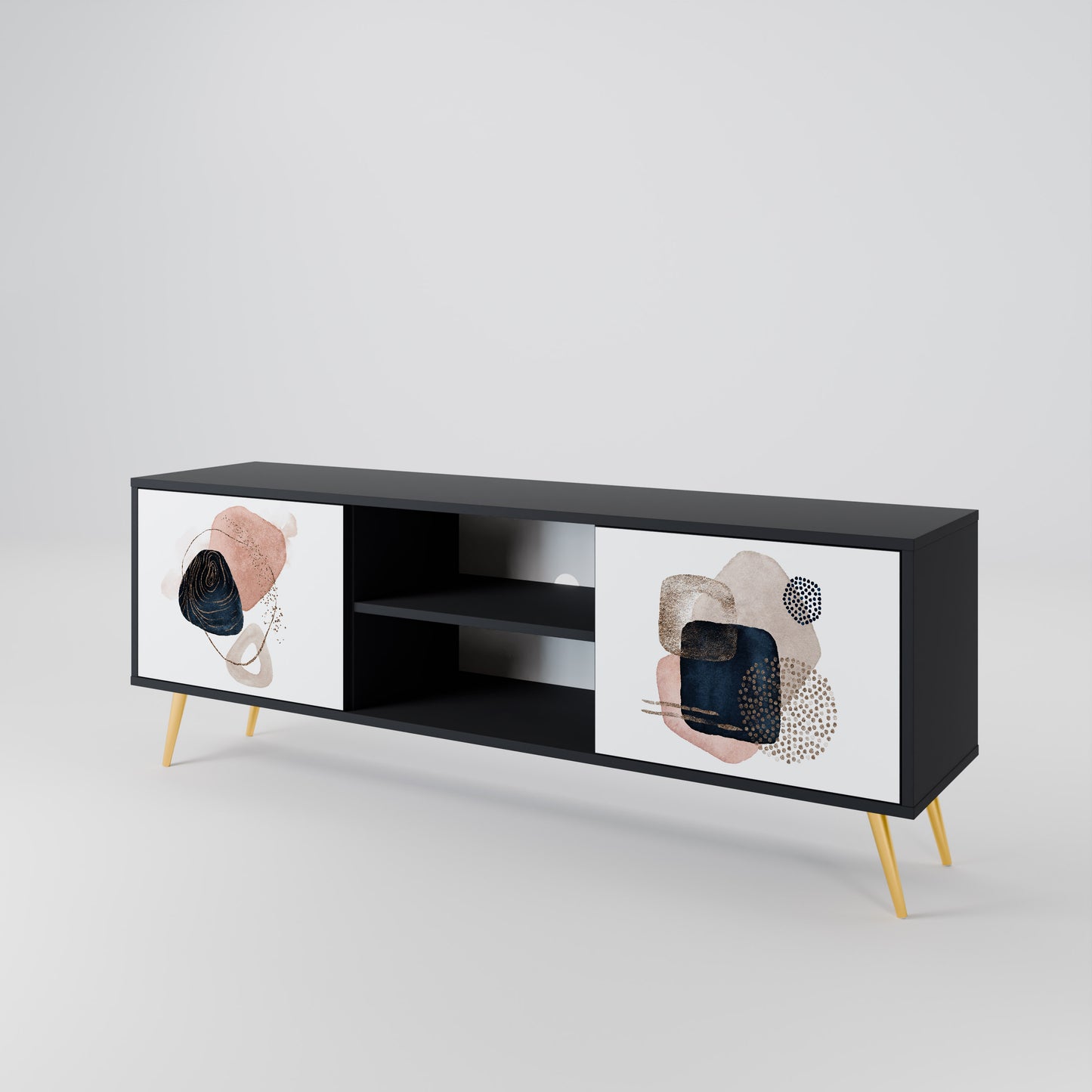 COLORFUL SHAPES 2-Door TV Cabinet