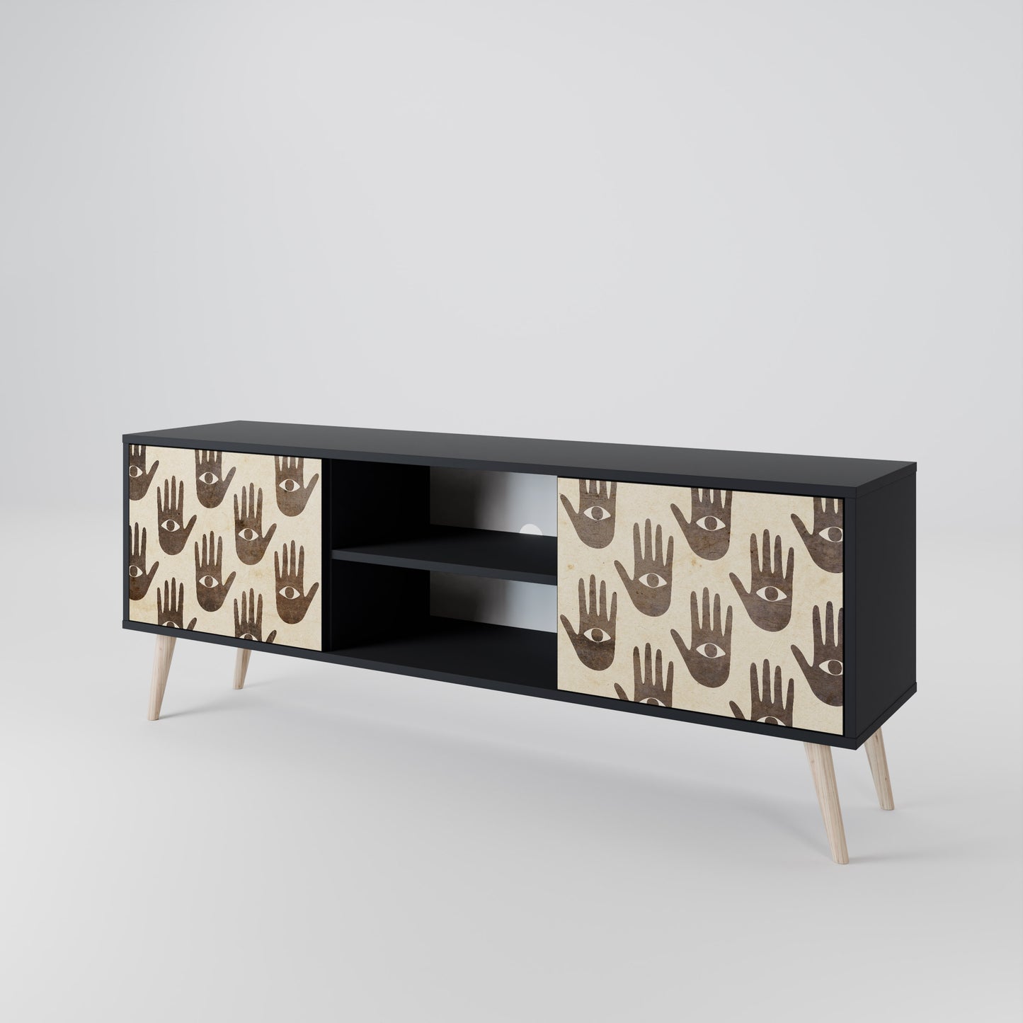 SEE MORE 2-Door TV Cabinet