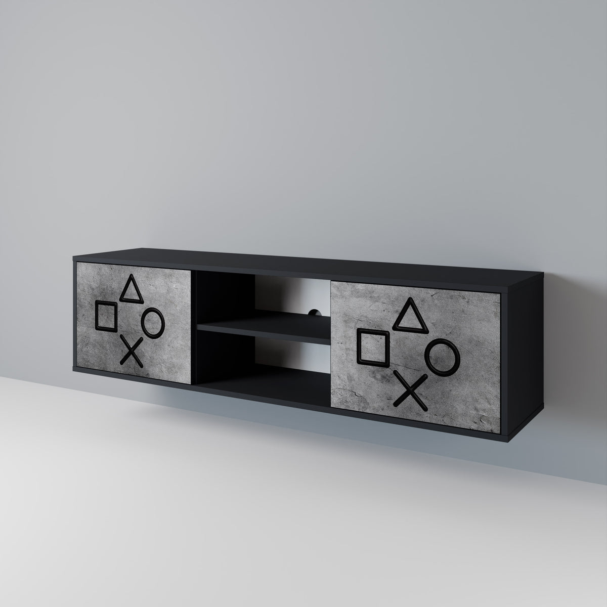 GAMER CHOICE 2-Door TV Cabinet