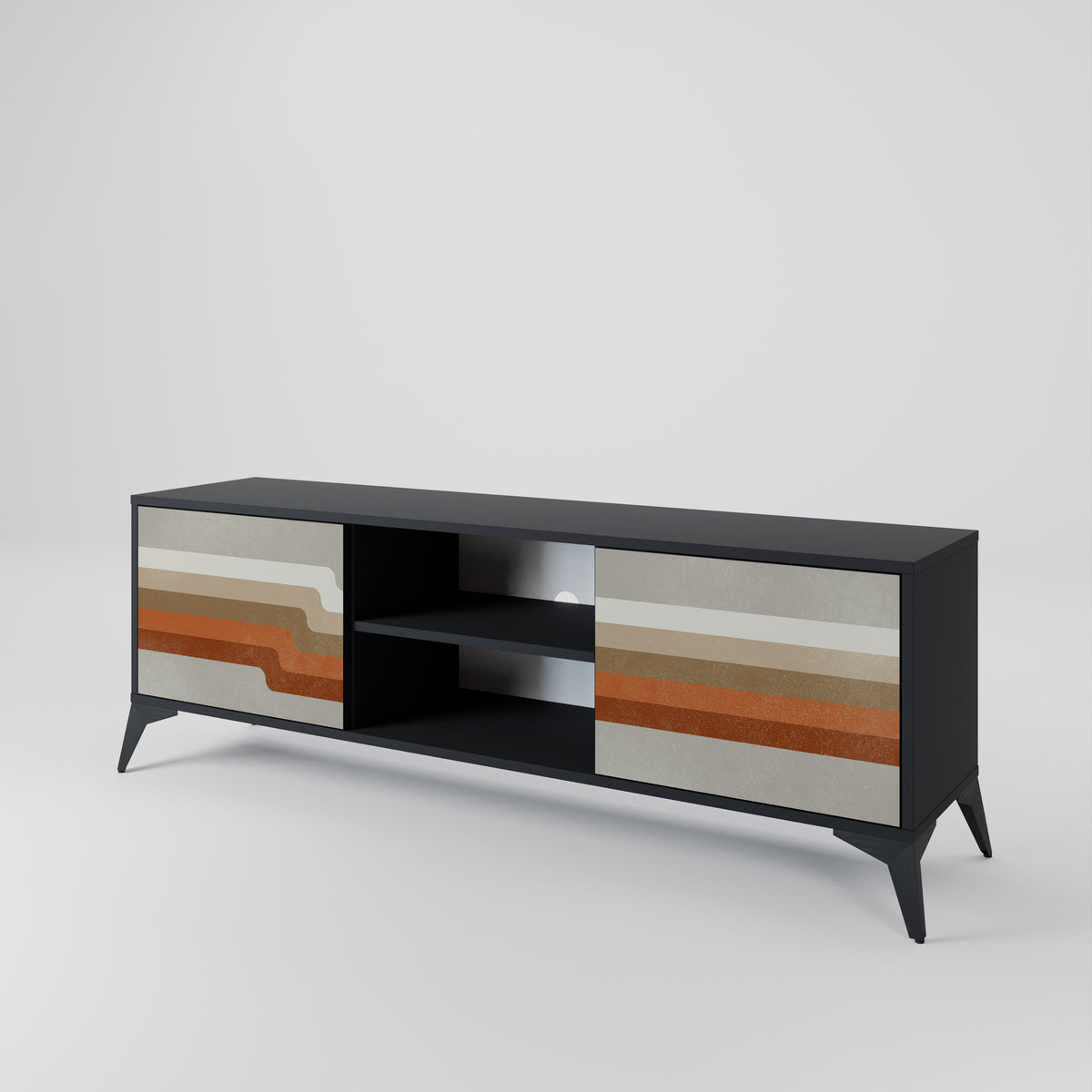 PECULIAR TRAIL 2-Door TV Cabinet