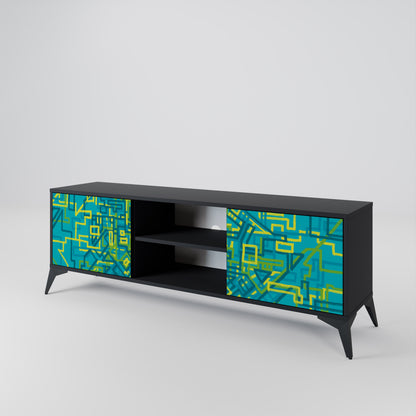 NOSTALGIC MEMORIES 2-Door TV Cabinet