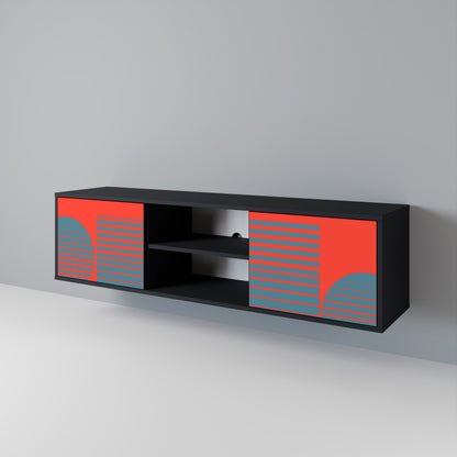 RISING GEOMETRY STARS 2-Door TV Cabinet