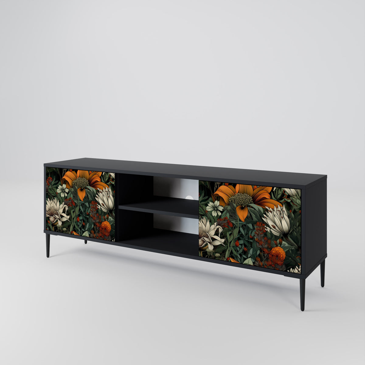 MIDNIGHT SPROUT 2-Door TV Cabinet