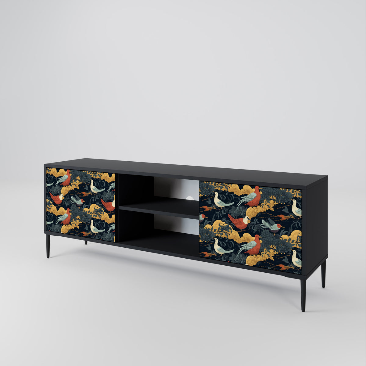 FOWLY DAZE 2-Door TV Cabinet