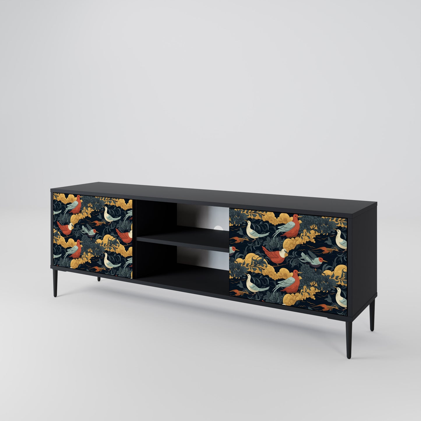 FOWLY DAZE 2-Door TV Cabinet