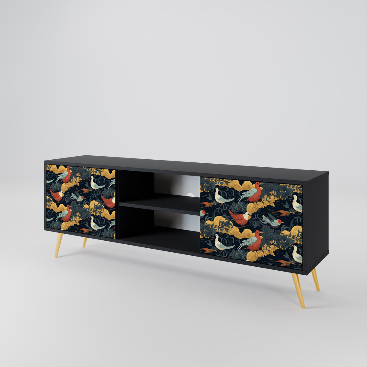 FOWLY DAZE 2-Door TV Cabinet