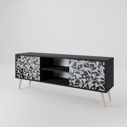 CHARCOAL SPROUT 2-Door TV Cabinet