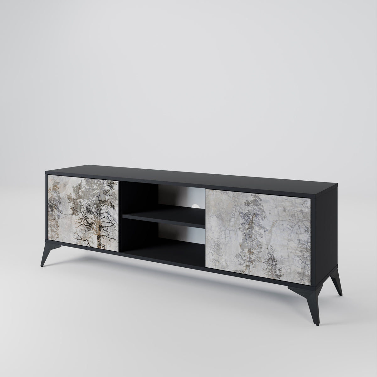 FADE IN THE TREES 2-Door TV Cabinet