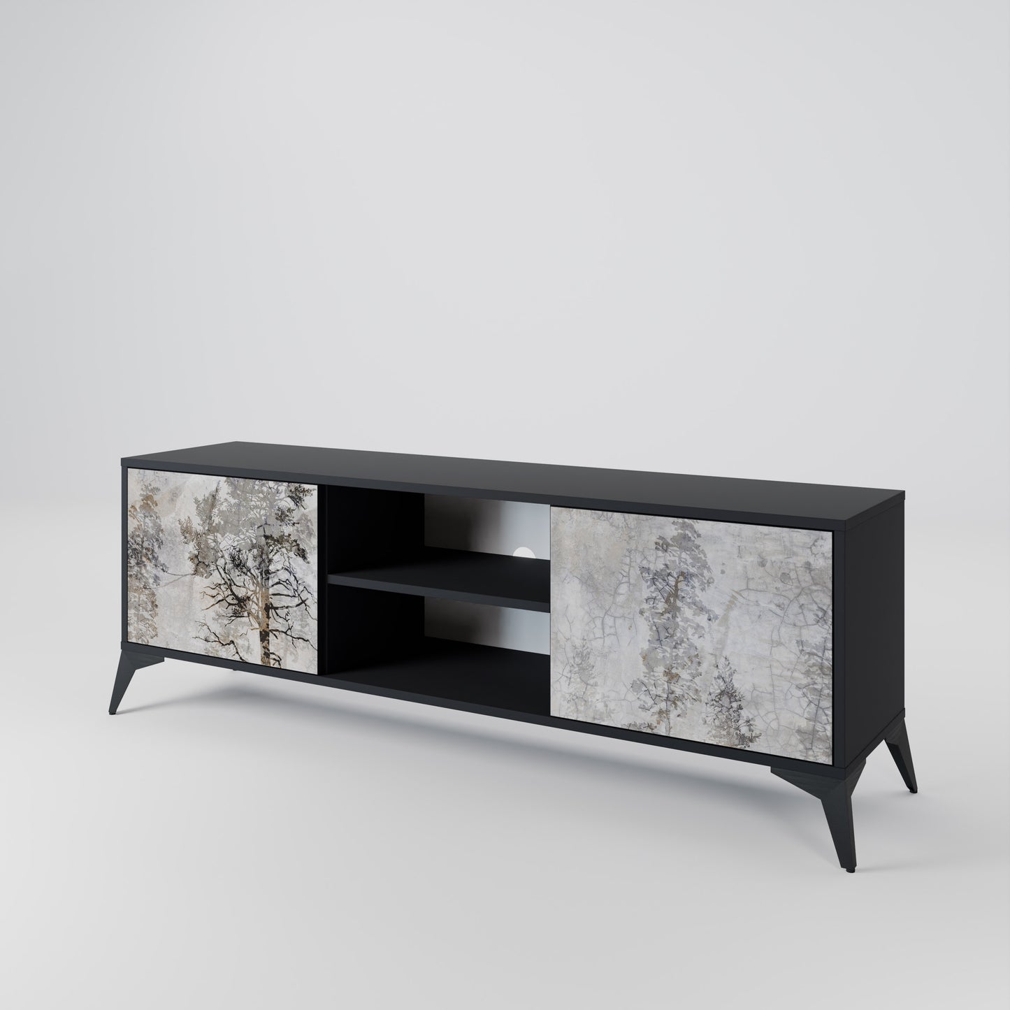FADE IN THE TREES 2-Door TV Cabinet